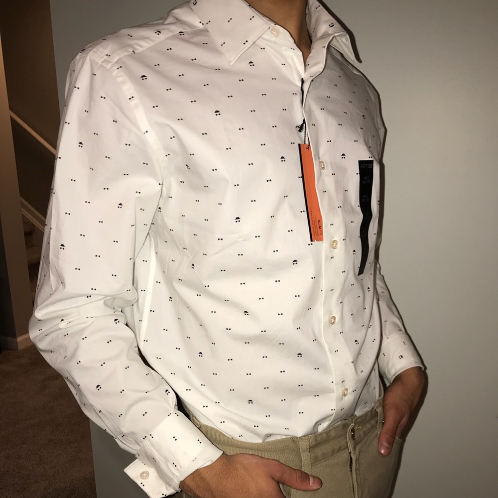 Apt 9 Bottom Up Dress Shirt